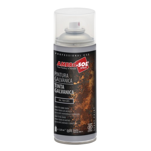 Pintura Galvánica 400 ml RAL 7004 GRIS SEÑALES
